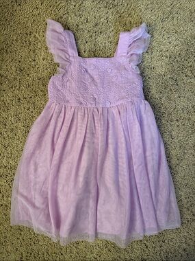 Cat & Jack Lilac Ruffle Strap Dress